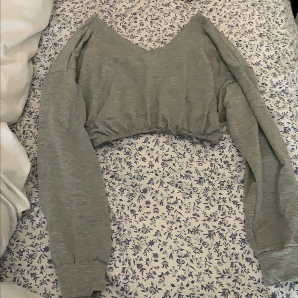 Cropped hoodie